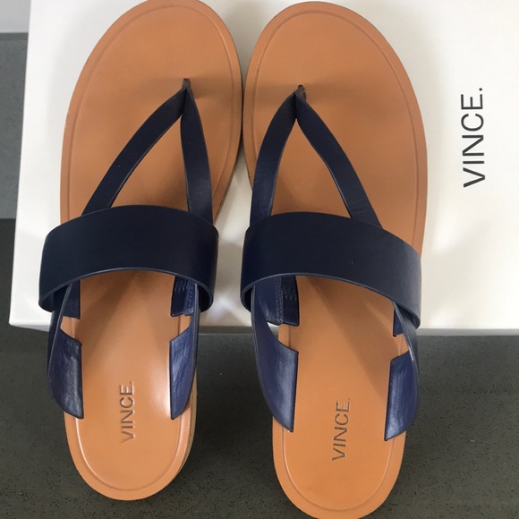 Vince Shoes - Vince Tess navy sandals